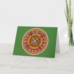 Roulette Wheel custom wenskaart Kaart