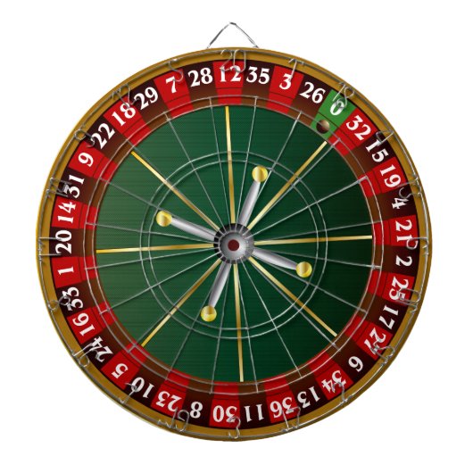 Roulette Wheel Dartbord (Voorkant)