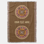 Roulette Wheel douane goot deken (Voorkant Verticaal)