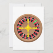 Roulette Wheel Invitations Kaart (Voorkant)