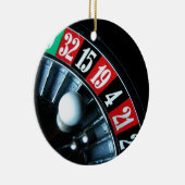 Roulette Wheel Keramisch Ornament (Rechts)