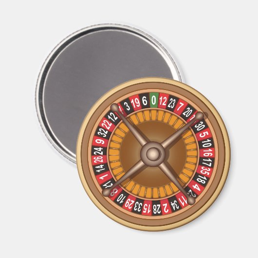 Roulette Wheel magnet (Voorkant / Achterkant)