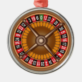 Roulette Wheel Metalen Ornament