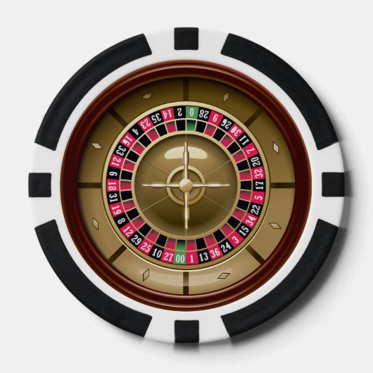 Roulette Wheel Poker Chips (Voorkant)
