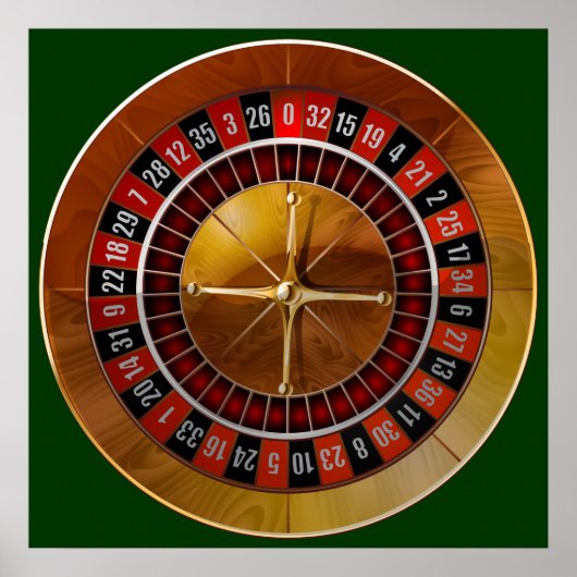 Roulette Wheel Poster (Voorkant)