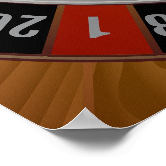 Roulette Wheel Poster (Hoek)