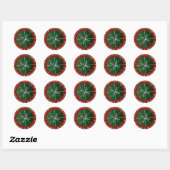 Roulette Wheel Ronde Sticker (Vel)