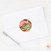 Roulette Wheel Ronde Sticker (Envelop)