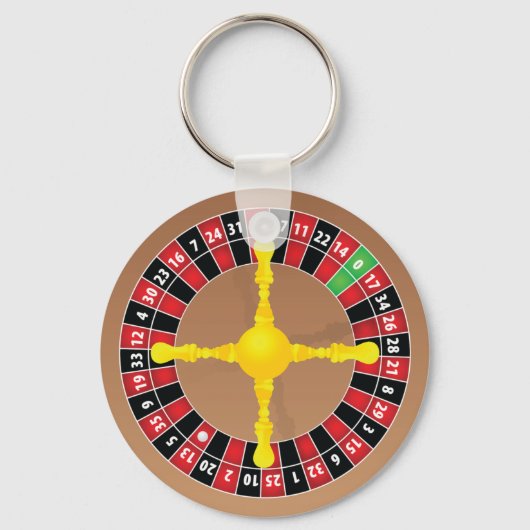 Roulette Wheel Sleutelhanger (Voorkant)