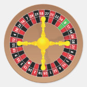 Roulette Wheel Stickers (Voorkant)