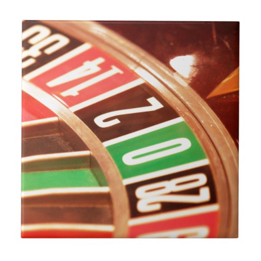 Roulette Wheel Tegeltje (Voorkant)