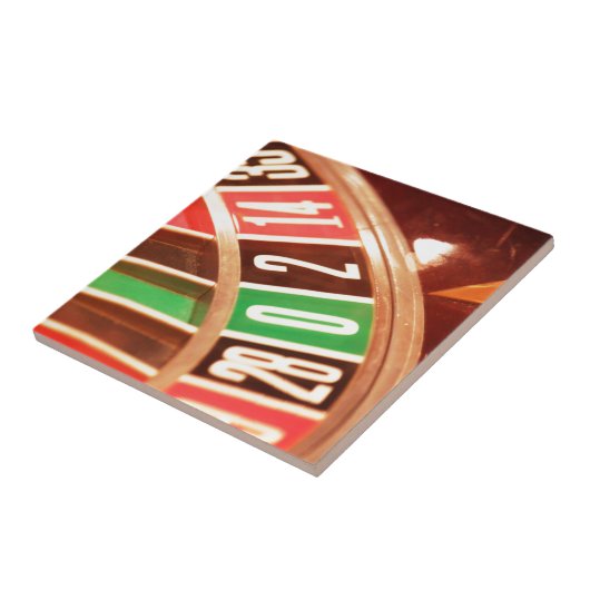 Roulette Wheel Tegeltje (Zijkant)
