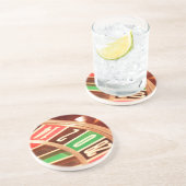 Roulette Wheel Zandsteen Onderzetter (Zijkant)