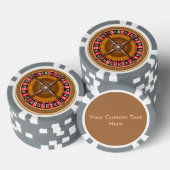 Roulette Wiel aangepaste poker chips (Opstapeling)