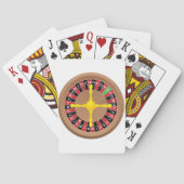 Roulette wielafspeelkaarten pokerkaarten (Achterkant)