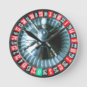 Roulette wielklok ronde klok