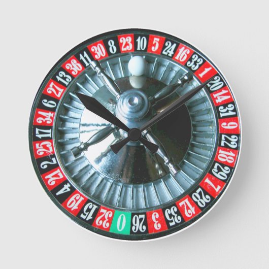 Roulette wielklok ronde klok (Voorkant)