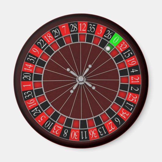 ROULETTERWIEL MAGNEET (Voorkant)