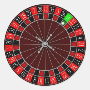 ROULETTERWIEL RONDE STICKER