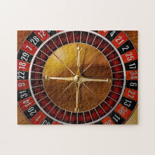 Roulettewiel Legpuzzel (Horizontaal)