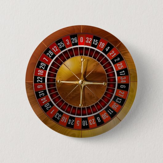 Roulettewiel Ronde Button 5,7 Cm (Voorkant)