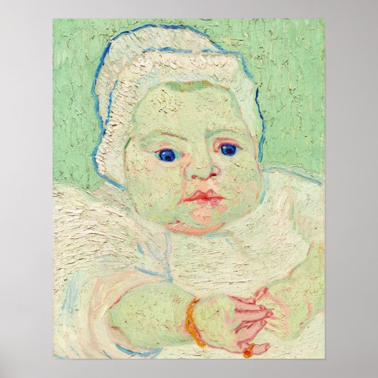 Roulin Baby (1888) door Vincent Van Gogh Poster (Voorkant)