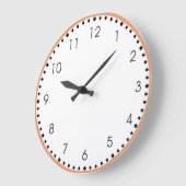 Round Acrylic Wall Clock Grote Klok (Hoek)