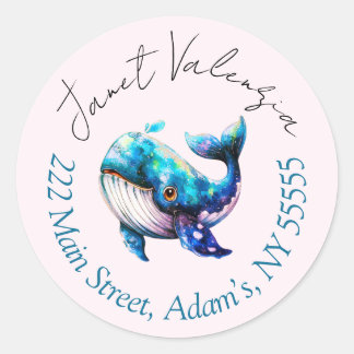 Round address labels