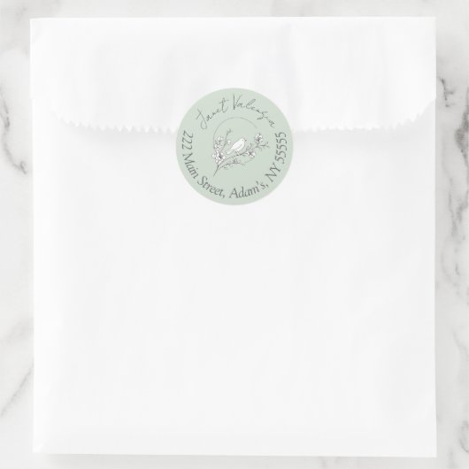 Round address labels (Tas)