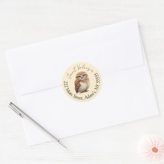 Round address labels (Envelop)