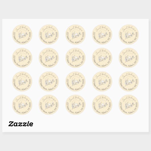 Round address labels (Vel)