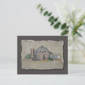 Round Barn Briefkaart (Staand voorkant)
