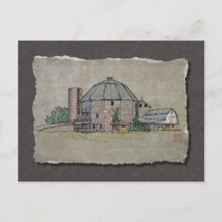 Round Barn Briefkaart