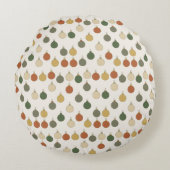 Round Baubles Pattern			 Rond Kussen (Voorkant)