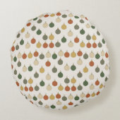 Round Baubles Pattern			 Rond Kussen (Achterkant)