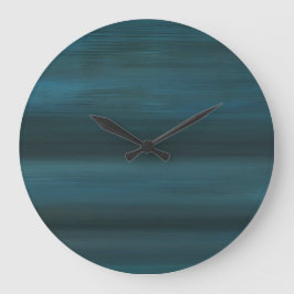 Round Blue Rain Abstract Wall Clock Grote Klok