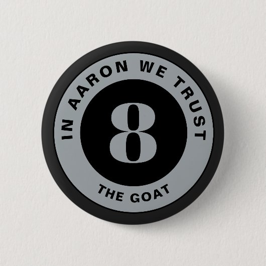 Round Burgh Sportspeler Sluiting Custom PGH Ronde Button 5,7 Cm (Voorkant)