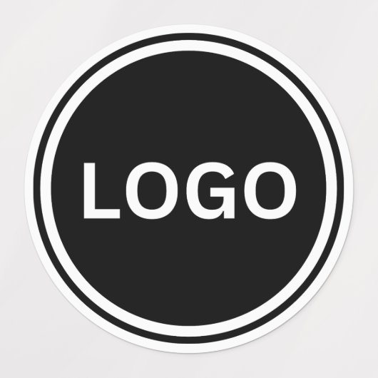 Round Business Logo Packaging  Labels (Design 1)