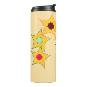 round candle stars designed.. thermosbeker (Gedraaid links)