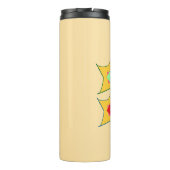 round candle stars designed.. thermosbeker (Achterkant)