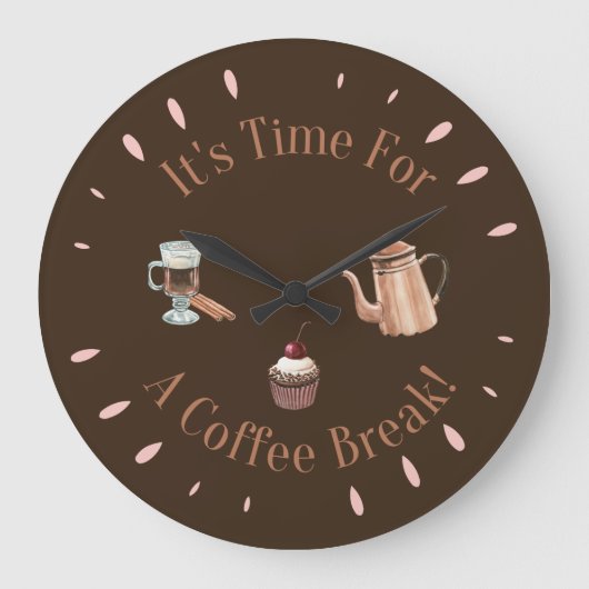 ROUND COFFEE BREAK GROTE KLOK (Voorkant)