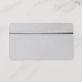 Round-corner Silver Grey Professional Visitekaartje (Achterkant)