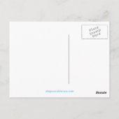 Round Dog Birthday Briefkaart (Achterkant)