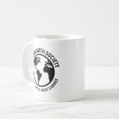 Round Earth Society Koffiemok (Voorkant links)
