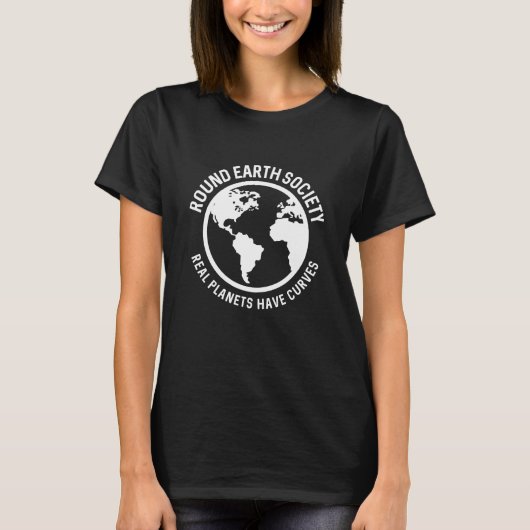 Round Earth Society T-shirt (Voorkant)