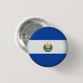 Round El Salvador Ronde Button 3,2 Cm (Voorkant /achterkant)
