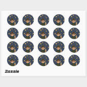 Round Elf Starry Night Watcher Sticker (Vel)