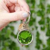 Round Emerald Sleutelhanger (Hand)