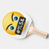 Round Face Ping Pong Paddle Tafeltennisbatje (Zijkant)