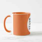 Round Frame Photo Logo Orange Custom Combo Mok (Links)